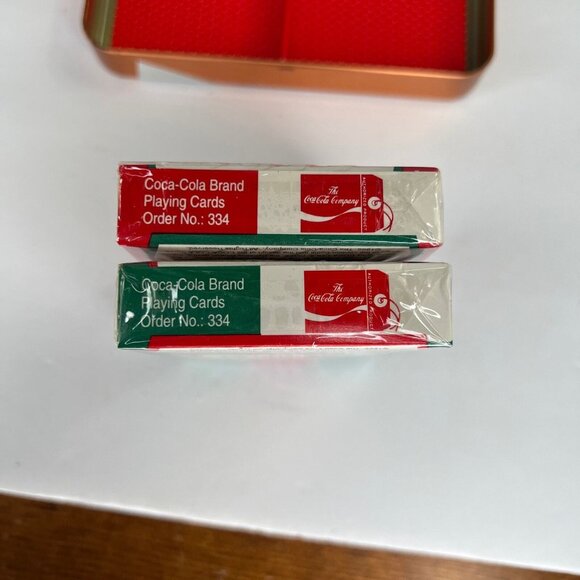 1995 UNOPENED Coca-Cola Santa Claus Christmas Playing Cards Limited Edition - Picture 10 of 10